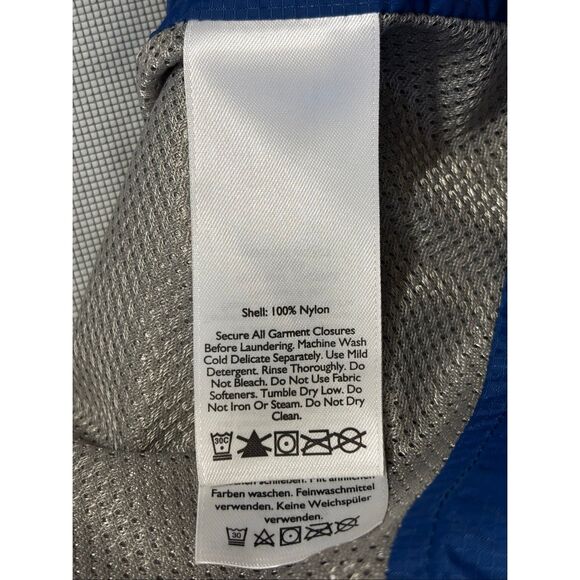 Eddie Bauer weatheredge lightweight jacket blue full zip hooded men’s XL TALL - Picture 8 of 14